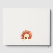 エコグリーンホットエアバルーンライオンマジカルベイビーシャワー ゲストブック (裏面)