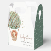 エコグリーンホットエアバルーンライオンマジカルベイビーシャワー フェイバーボックス (オープン)