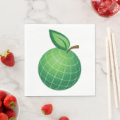 エコグローブフルーツグリーンアース葉球 スタンダードランチョンナプキン (インサイチュ)