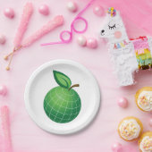 エコグローブフルーツグリーンアース葉球 ペーパープレート (パーティー)