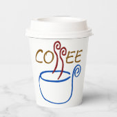 エココーヒーカップ – 10%必要な子供に寄付！ 紙コップ (裏面)