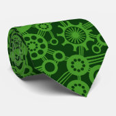 エコシステム – ダークグリーンのアボカドグリーン ネクタイ (ロール)