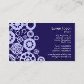 エコシステム – パウダーブルーの深いIndigo 150a51 名刺 (裏面)