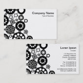 エコシステム – ブラックオンホワイト 名刺 (正面/裏面)