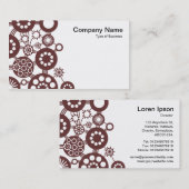 エコシステム – ホワイトチョコレートブラウン 名刺 (正面/裏面)