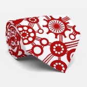 エコシステム – 白にルビーレッド ネクタイ (ロール)