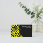 エコシステム – 黄色と黒 名刺 (スタンド正面)