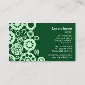 エコシステム – Dark Green 02481cの幽霊グリーン 名刺 (裏面)