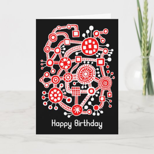 エコシステムIII – 白と赤の黒 カード (正面)