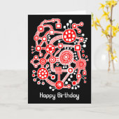 エコシステムIII – 白と赤の黒 カード (黄色い花)