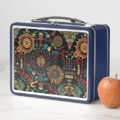 エコシフレンドリーアン「伝統パタインスパイアーン」のKid メタルランチボックス (インサイチュ)