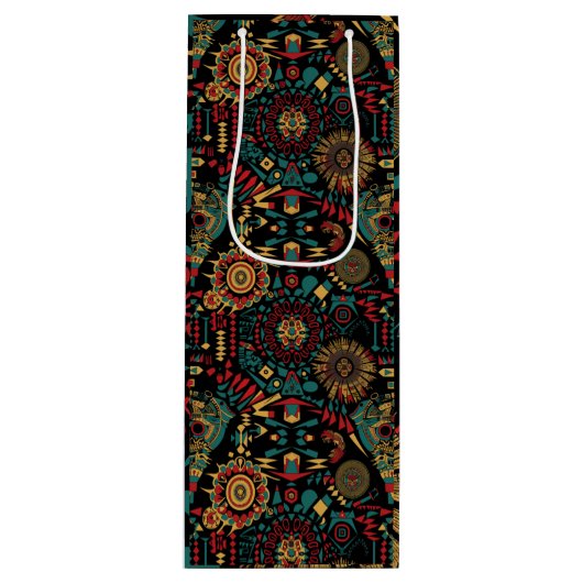 エコシフレンドリーアン「伝統パタインスパイアーン」 Glo ワインギフトバッグ (正面)