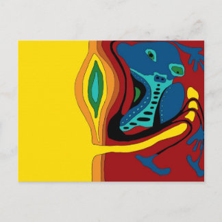 エコスの縮れたはがき ポストカード