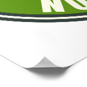 エコツーリズムノルウェースカンジナビア遅い旅行 ポスター (角)