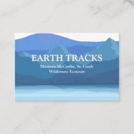 エコツーリズムリゾートウィルダネスガイドビジネスカード 名刺