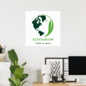 エコツーリズム緑の旅行自然 ポスター (ホームオフィス)