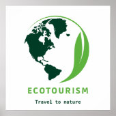 エコツーリズム緑の旅行自然 ポスター (正面)