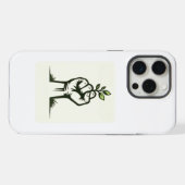 エコデザイン | 自然からインスピレーション iPhoneケース (裏面横)