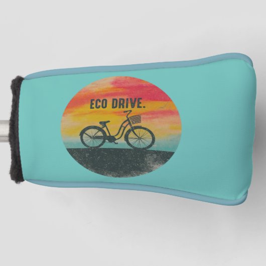 エコドライブ ゴルフヘッドカバー (正面)