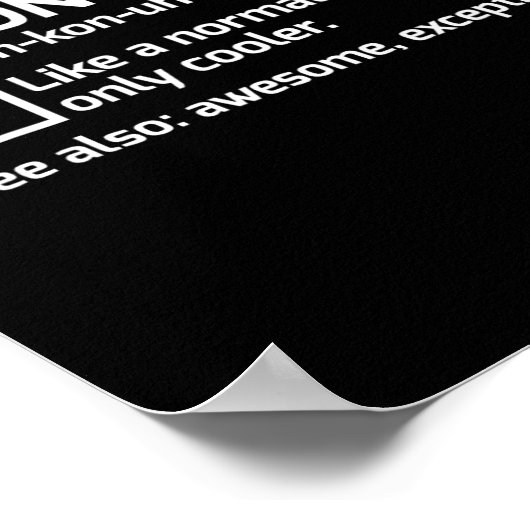 エコノミおもしろいスト定義経済学サイエンスギフト ポスター (角)