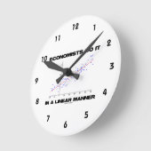 エコノミストは線形回帰でこれを行う ラウンド壁時計 (傾斜)