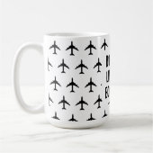 エコノミートラベル引用文を飛ぶように見える コーヒーマグカップ (左)