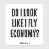 エコノミートラベル引用文を飛ぶように見える シール (シート)