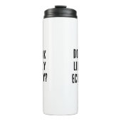 エコノミートラベル引用文を飛ぶように見える タンブラー (正面)