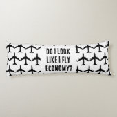 エコノミートラベル引用文を飛ぶように見える ボディピロー (裏面)