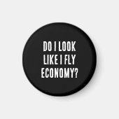 エコノミートラベル引用文を飛ぶように見える マグネット (正面)