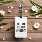 エコノミートラベル引用文を飛ぶように見える ラゲッジタグ