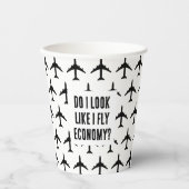 エコノミートラベル引用文を飛ぶように見える 紙コップ (正面)