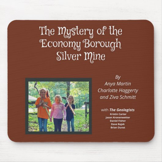 エコノミー・ボロー・シルバー・マイーンの謎 マウスパッド (正面)