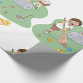 エコフレンドリーキッズ清掃キャンプ場リサイクル ラッピングペーパー