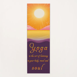 エコフレンドリーヨガマットと感動的引用文 ヨガマット