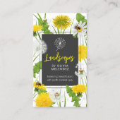 エコフレンドリーロ気にンサービスDandelion & Bees 名刺 (正面)