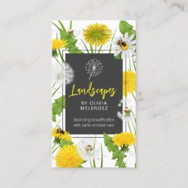 エコフレンドリーロ気にンサービスDandelion & Bees 名刺