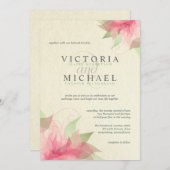 エコフレンドリー再生紙結婚式招待状 招待状 (正面/裏面)