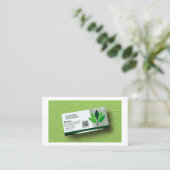 エコフレンドリー名刺テンプレート – カスタマイズ可能 名刺 (スタンド正面)