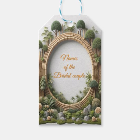 エコフレンドリー園と建物調和 ギフトタグ (正面)