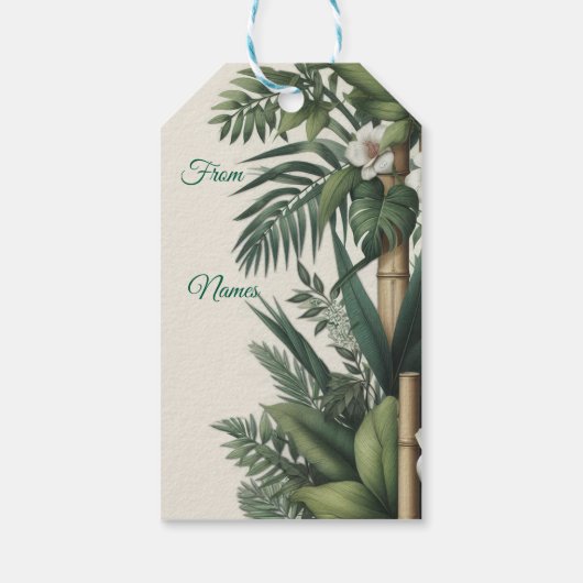 エコフレンドリー園と建物調和 ギフトタグ (裏面)