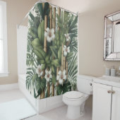 エコフレンドリー園と建物調和 シャワーカーテン (インサイチュ)