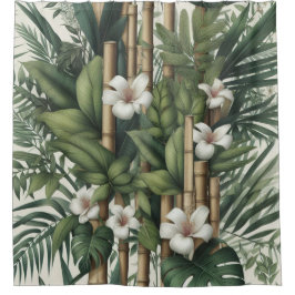 エコフレンドリー園と建物調和 シャワーカーテン