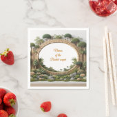 エコフレンドリー園と建物調和 スタンダードカクテルナプキン (インサイチュ)