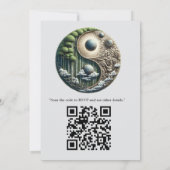 エコフレンドリー園と建物調和 招待状 (裏面)