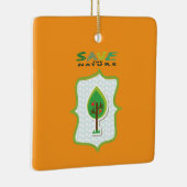 エコフレンドリー常緑デザイン セラミックオーナメント (右)