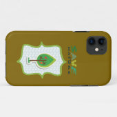 エコフレンドリー常緑デザイン Case-Mate iPhoneケース (裏面(横))