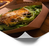 エコフレンドリー持ち帰り食品 ポスター (角)