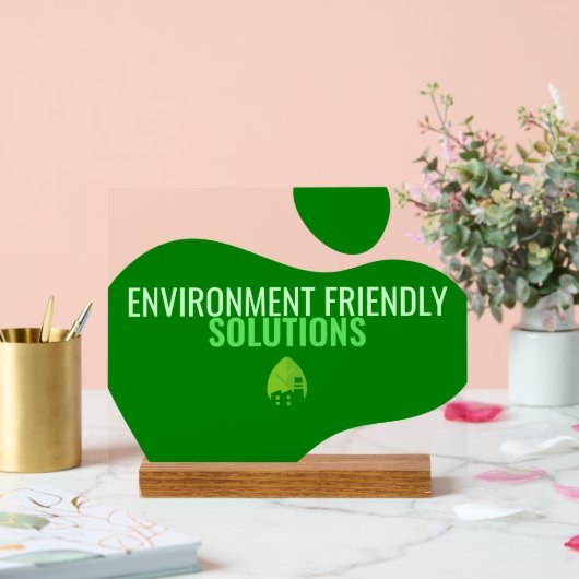 エコフレンドリー標識 アクリルサイン (ウェディング)