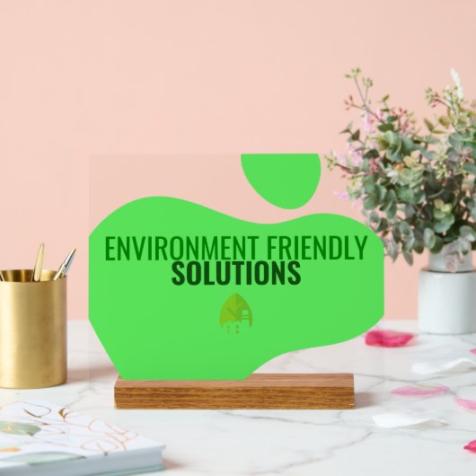 エコフレンドリー標識 アクリルサイン (ウェディング)